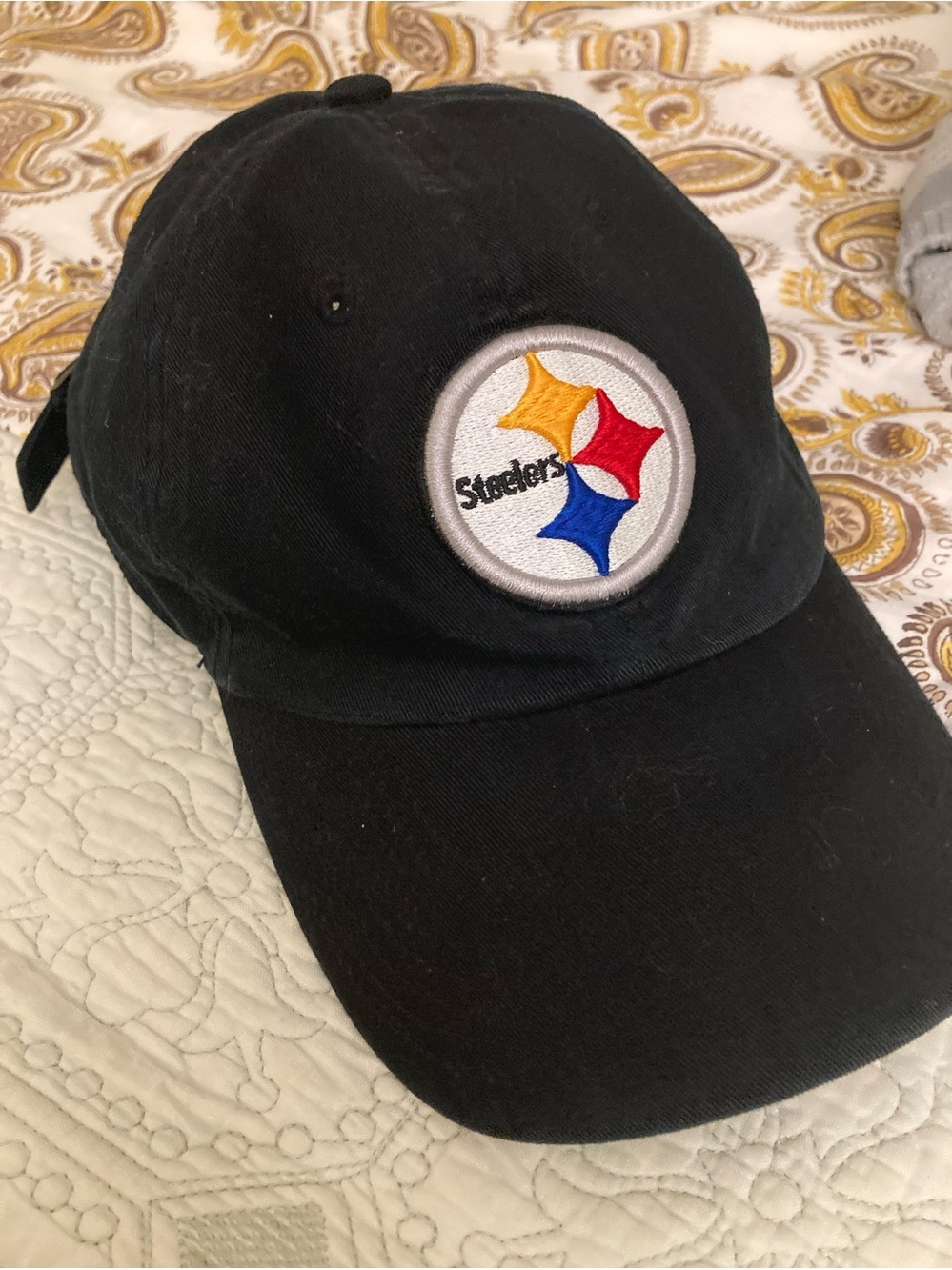 Youth NFL Pittsburgh Steelers '47 Black Basic MVP Adjustable Hat